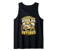 El Legendario Conductor de autobús Escolar Ahora está Jubilado Camiseta sin Mangas