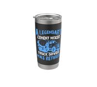 El legendario conductor de camión mezclador de cemento se ha jubilado Vaso térmico de acero inoxidable de doble pared