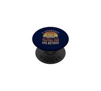 El Legendario Entrenador de Voleibol se ha Retirado Divertido jubilación PopSockets PopGrip Adhesivo