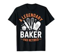 El Legendario Panadero se ha Retirado Divertido pastelero de jubilación Camiseta