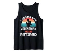 El Legendario Veterinario se ha Retirado, jubilación veterenaria Camiseta sin Mangas