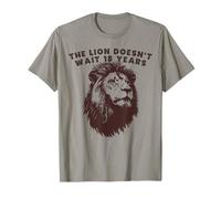 El León No Espera 18 Años Cita Divertida Meme Camiseta