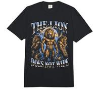 El león no Limpia Lion Warrior Bootleg Comfort Colors Adult Heavyweight T-Shirt