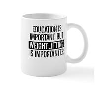 El Levantamiento De Pesas Es Importante Taza De Café Único Tazas De Desayuno Divertido Taza Para Bebidas Frías Y Calientes Cappuccino Leche 330Ml