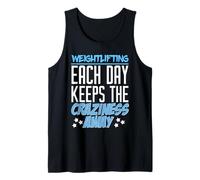 El Levantamiento de Pesas Mantiene lejos la Locura - Bodybuilder, Gym Camiseta sin Mangas