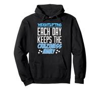 El Levantamiento de Pesas Mantiene lejos la Locura - Bodybuilder, Gym Sudadera con Capucha