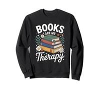 El libro es mi lectura de libros estético de terapia Sudadera