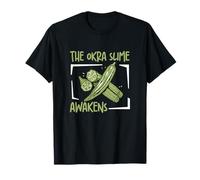 El limo de okra despierta la okra vegetal, un amante de la okra orgánica Camiseta