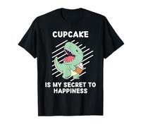 El Lindo Cupcake de Dinosaurio es mi Secreto para la Felicidad: Dinosaurios Camiseta