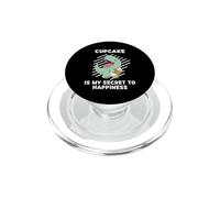 El Lindo Cupcake de Dinosaurio es mi Secreto para la Felicidad: Dinosaurios PopSockets PopGrip para MagSafe