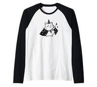 El Lindo hámster del Y2K de los 90 es un Mago Camiseta Manga Raglan