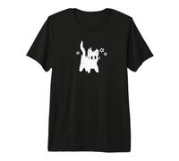 El Lindo y Aterrador Gato Tomcat del Y2K de los 90 se Asusta bajo Las Estrellas Camiseta Premium