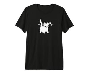 El Lindo y Aterrador Gato Tomcat del Y2K de los 90 se Asusta bajo Las Estrellas Camiseta Premium