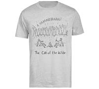 El Llamado De Lo Salvaje Camiseta Gris De Manga Corta para Hombre Unisex Black tee Baggy Oversized T-Shirt