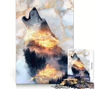 El Llamado del Horizonte Dorado,Rompecabezas de 1000 Piezas para Adultos,Regalo Ideal para ejercitar la Mente y Disfrutar de una escapada Tranquila Regalar en Navidad (50x75cm)