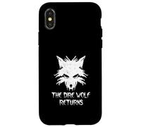 El Lobo Dire Regresa Des-Extinción Animal Fantasía Halloween Carcasa para iPhone X/XS