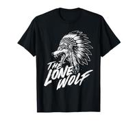 El Lobo Solitario - Amante del Lobo Entusiasta al Aire Libre Camiseta