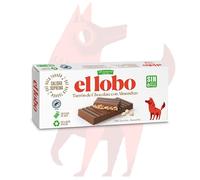 EL LOBO - Turrón de Chocolate con Almendras, Ingredientes Naturales, Textura Crujiente, Precortado Para Fácil Consumo, Envase 100% reciclado, 250 Gramos