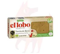 EL LOBO - Turrón de Jijona 100% BIO 200g, "All Natural", Ecofriendly, Turrón Tradicional, Ingredientes Naturales, Textura Suave, Calidad Suprema, Sin Gluten