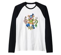 ¡El loco Mono del Dinero! Arte de estilo gráfico de manga, anime y cómic Camiseta Manga Raglan