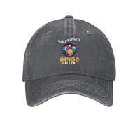 El Locutor De Bingo Más Genial del Mundo Gorra Beisbol Ajustable Gorra El Sol Secado Rápido Sombrero para Cumpleaños Hombre Mujer