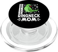 El Loro de Cuello Redondo más Guay de Mom I Green Indian Ringneck PopSockets PopGrip para MagSafe