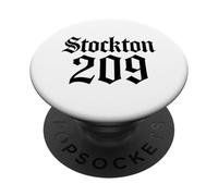 El Luchador Deportivo de MMA de Stockton California 2009 Modesto Norcal Ca PopSockets PopGrip Adhesivo