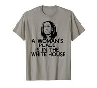 EL Lugar DE UNA Mujer ESTÁ EN LA CASA Blanca Kamala Harris Meme Camiseta