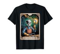 El Maestro Soldador Esqueleto Tarot - Soldadura Expertos Poder Hombres Camiseta