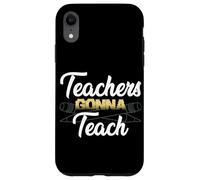 El maestro va a enseñar enseñanza de la escuela de educación única Carcasa para iPhone XR