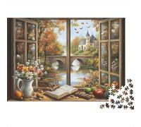 El Magnífico Castillo: Interesante Juego Educativo con una Forma única y Lleno de sorpresas (500 Piezas, 52 x 38 cm)