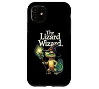 El Mago del Lagarto Fantasía Arte Criatura Mágica Carcasa para iPhone 11
