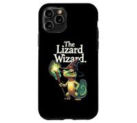 El Mago del Lagarto Fantasía Arte Criatura Mágica Carcasa para iPhone 11 Pro