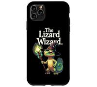El Mago del Lagarto Fantasía Arte Criatura Mágica Carcasa para iPhone 11 Pro MAX