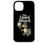 El Mago del Lagarto Fantasía Arte Criatura Mágica Carcasa para iPhone 13