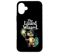 El Mago del Lagarto Fantasía Arte Criatura Mágica Carcasa para iPhone 16 Plus