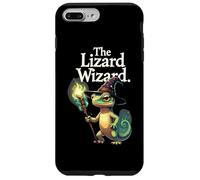 El Mago del Lagarto Fantasía Arte Criatura Mágica Carcasa para iPhone 7 Plus/8 Plus