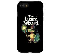 El Mago del Lagarto Fantasía Arte Criatura Mágica Carcasa para iPhone SE (2020) / 7/8