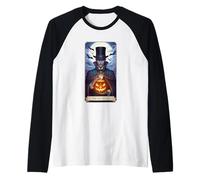 El Mago Halloween Vampiro Gótico Camiseta Manga Raglan