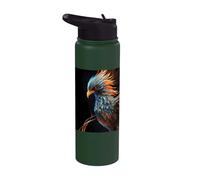 El majestuoso esplendor del fénix de la resurrección. Stainless Steel Insulated Water Bottle