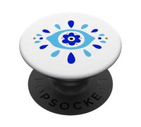 El Mal de Ojo es Boho Espiritual, una protección de Amuleto Nazar PopSockets PopGrip Adhesivo