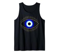 El Mal de Ojo es un símbolo Protector en Estilo Bohemio místico para Hombres Camiseta sin Mangas