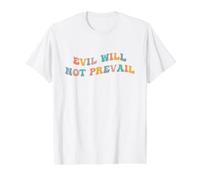 El Mal no prevalecerá Papa León XIV Unidad Dios Amor Esperanza Fe Camiseta gráfica económica, Hombre, Blanco, XL
