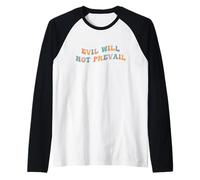 El Mal no prevalecerá Papa León XIV Unidad Dios Amor Esperanza Fe Camiseta Manga Raglan