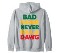 El Mal Nombre Nunca Mata a Dawg Proverbios y Significado jamaicanos Sudadera con Capucha