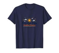 El mañana te Necesita: Otro día, Otra inspiración de Oportunidad Camiseta, Hombre, Azul Marino, M