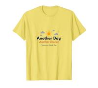 El mañana te Necesita: Otro día, Otra inspiración de Oportunidad Camiseta, Hombre, Limón, S
