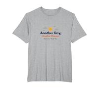 El mañana te Necesita: Otro día, Otra inspiración de Oportunidad Camiseta, Hombre Tallas Grandes, Gris Jaspeado, 5X Alto