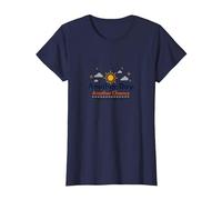 El mañana te Necesita: Otro día, Otra inspiración de Oportunidad Camiseta, Mujer, Azul Marino, XS