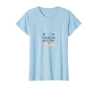 El mañana te Necesita un Apoyo Inspirador para la Salud Mental Camiseta, Mujer, Azul Bebé, 3XL